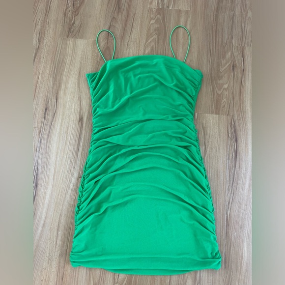 Perfect green cut out stretchy mini dress princess Polly - Picture 1 of 7